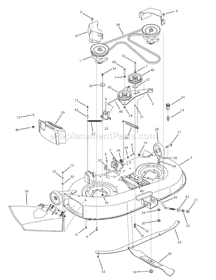 Page B Diagram and Parts List for 13AO772G055 2008 Yard Man Lawn Tractor